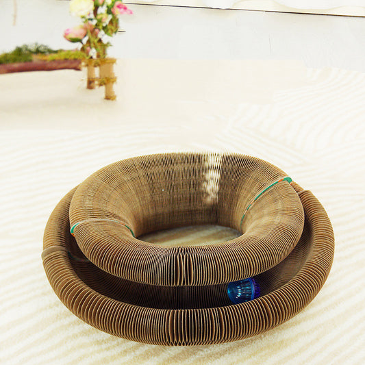 Ultimate Kitty Scratch Haven β¨ β HeavyβDuty Foldable Corrugated Cat Scratcher
