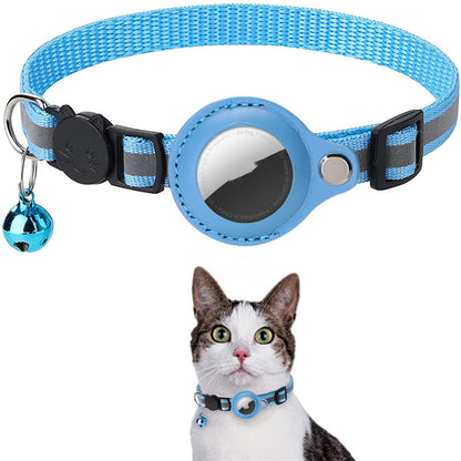 Reflective Waterproof AirTag Pet Collar – Track Your Dog or Cat Anytime