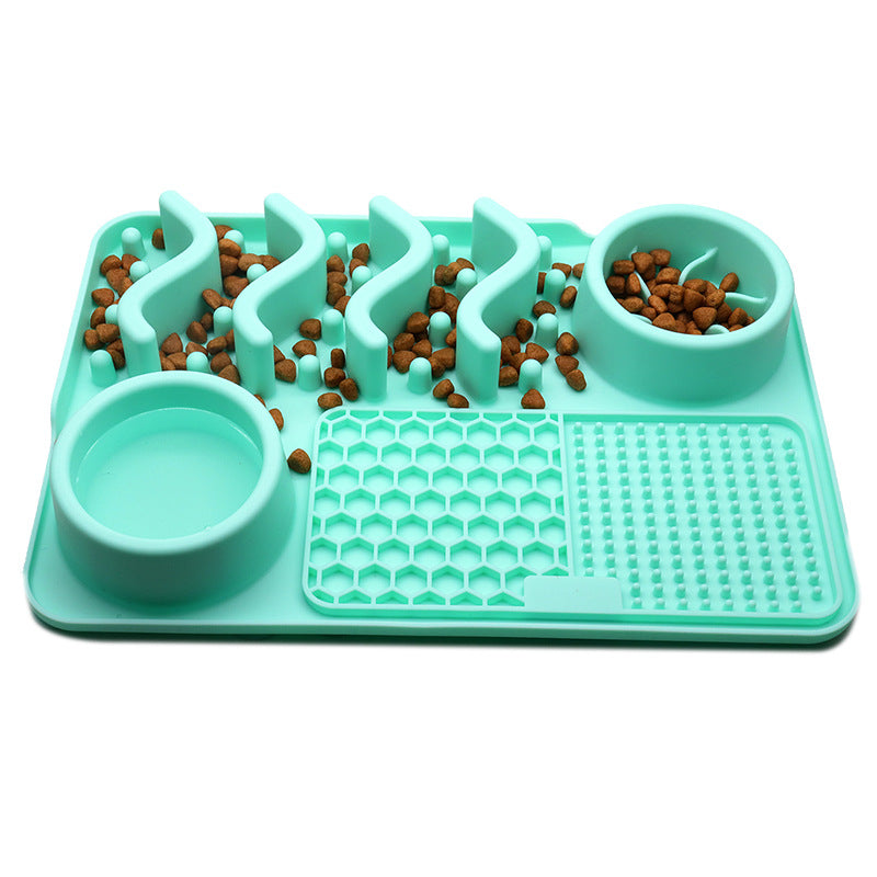“5-in-1 Dog Lick Mat – 5 Different Shapes in One Fun Treat Pad!”