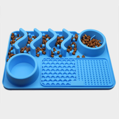 “5-in-1 Dog Lick Mat – 5 Different Shapes in One Fun Treat Pad!”