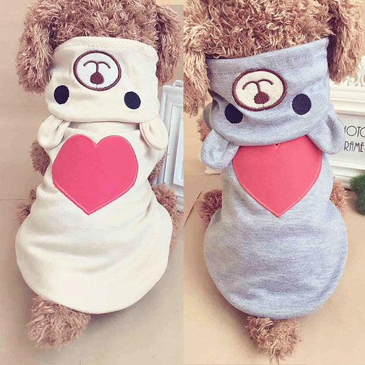 The 'Love Bear' Summer Fit: Pure Cuteness Overload for Your Pup! 🧸💖