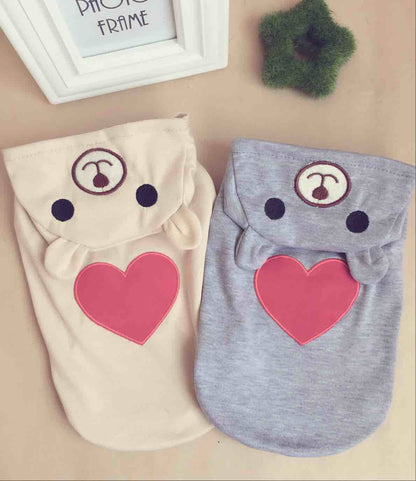 The 'Love Bear' Summer Fit: Pure Cuteness Overload for Your Pup! 🧸💖
