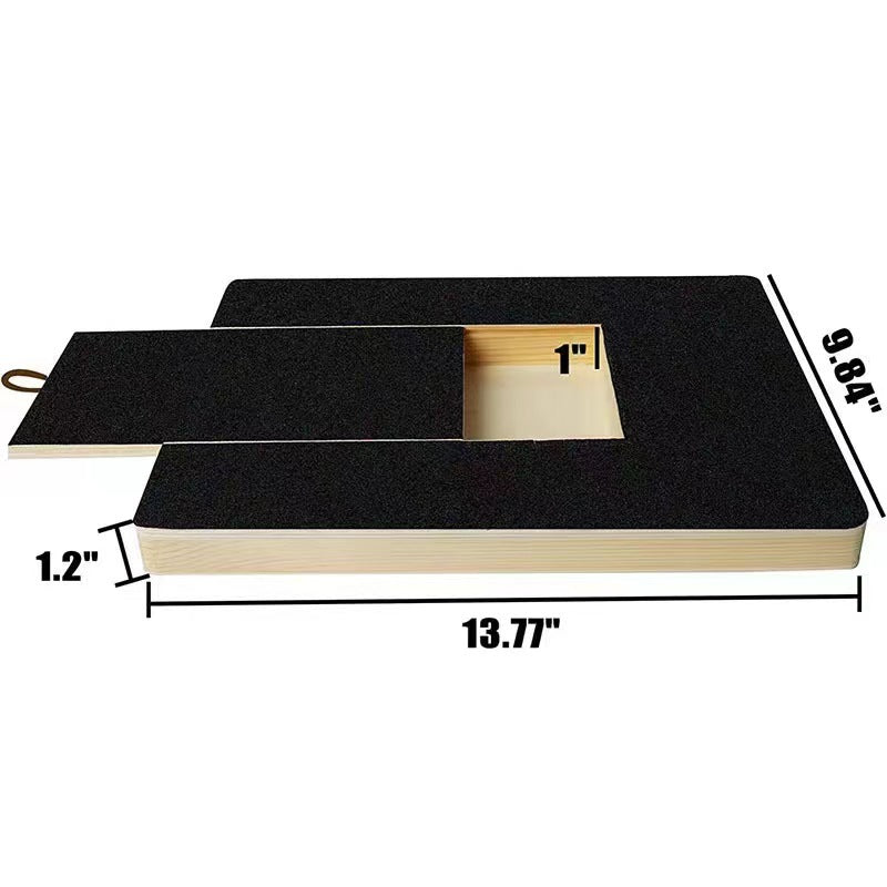 Scratch Your Way to Perfect Nails! The Stress-Free Wooden Nail File Board