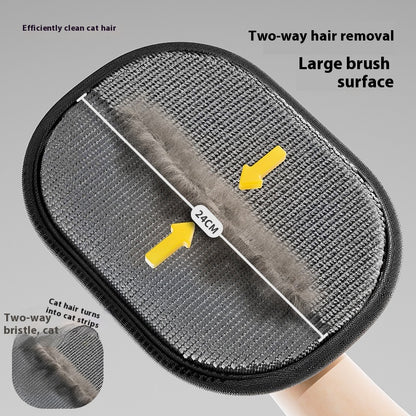 Magic Reusable Cat Hair Remover Brush – Easy Pet Fur Cleaner for Clothes, Sofa & Carpets
