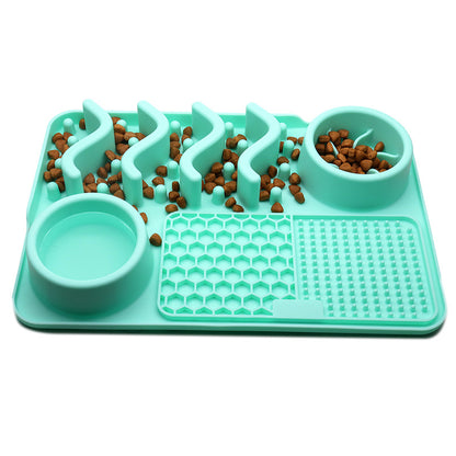 “5-in-1 Dog Lick Mat – 5 Different Shapes in One Fun Treat Pad!”