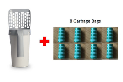 Mess‑Free Cat Cleanup Kit – Smart Litter Shovel + Storage Box