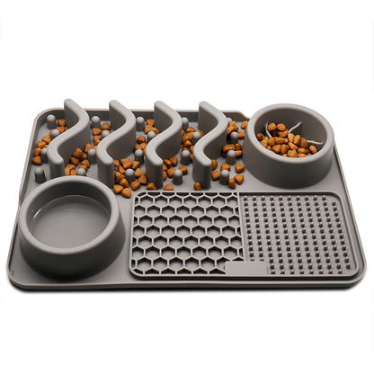 “5-in-1 Dog Lick Mat – 5 Different Shapes in One Fun Treat Pad!”