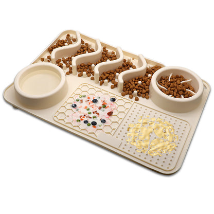 “5-in-1 Dog Lick Mat – 5 Different Shapes in One Fun Treat Pad!”