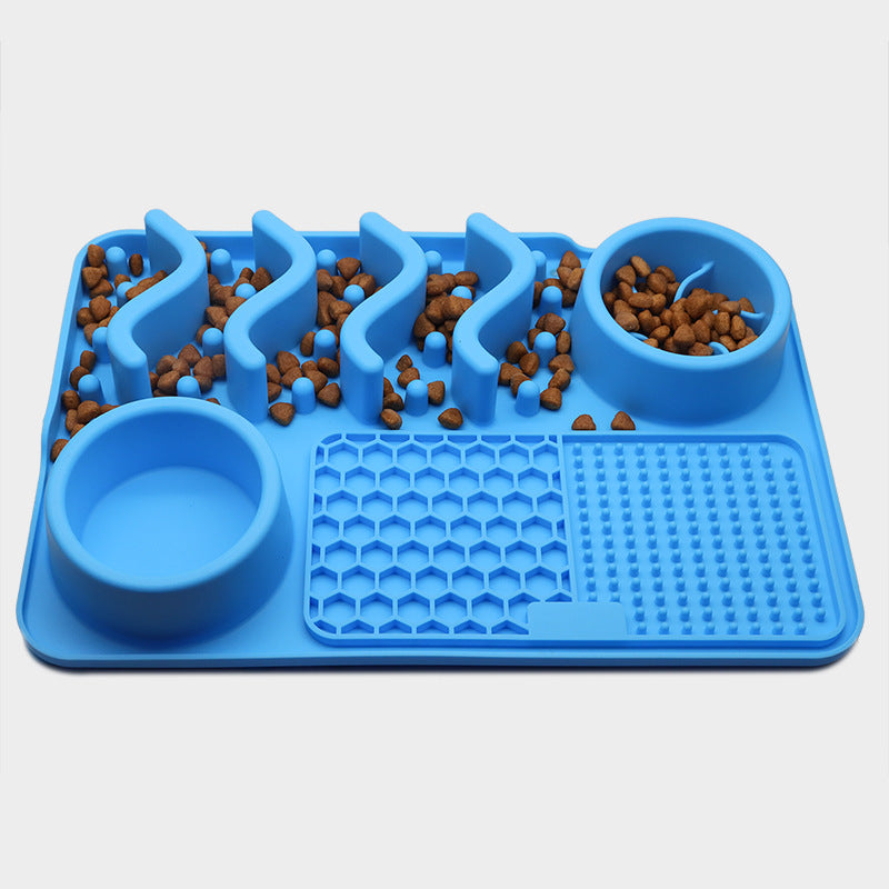 “5-in-1 Dog Lick Mat – 5 Different Shapes in One Fun Treat Pad!”