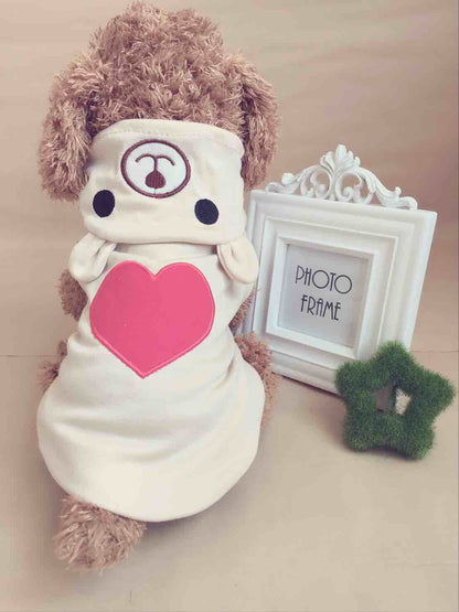 The 'Love Bear' Summer Fit: Pure Cuteness Overload for Your Pup! 🧸💖