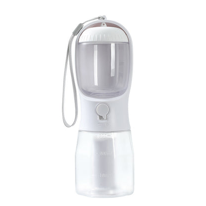 3-in-1 Portable Pet Water Bottle – Drink, Snack & Go