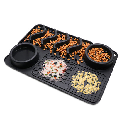 “5-in-1 Dog Lick Mat – 5 Different Shapes in One Fun Treat Pad!”