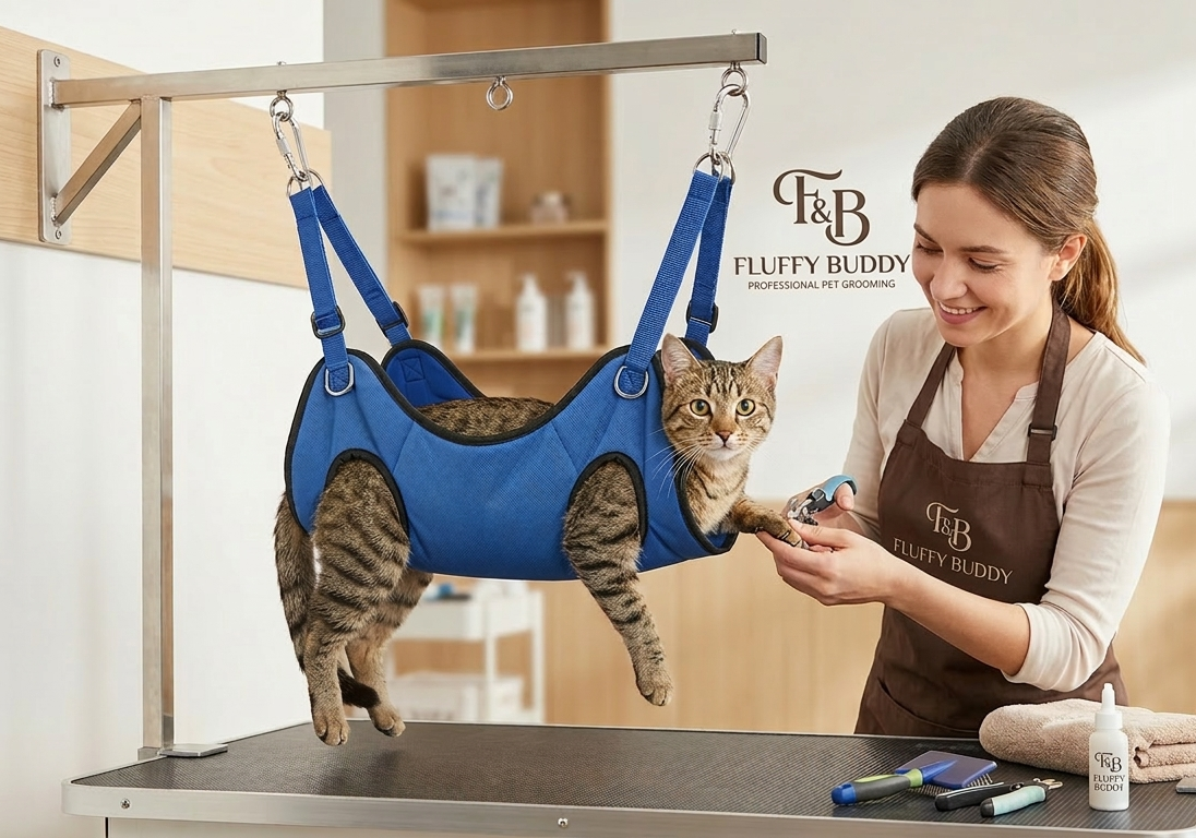 No More Struggles! The Pet Grooming Hammock That Makes Nail Trimming Super Easy