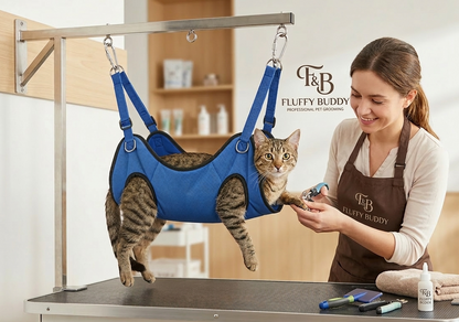 No More Struggles! The Pet Grooming Hammock That Makes Nail Trimming Super Easy
