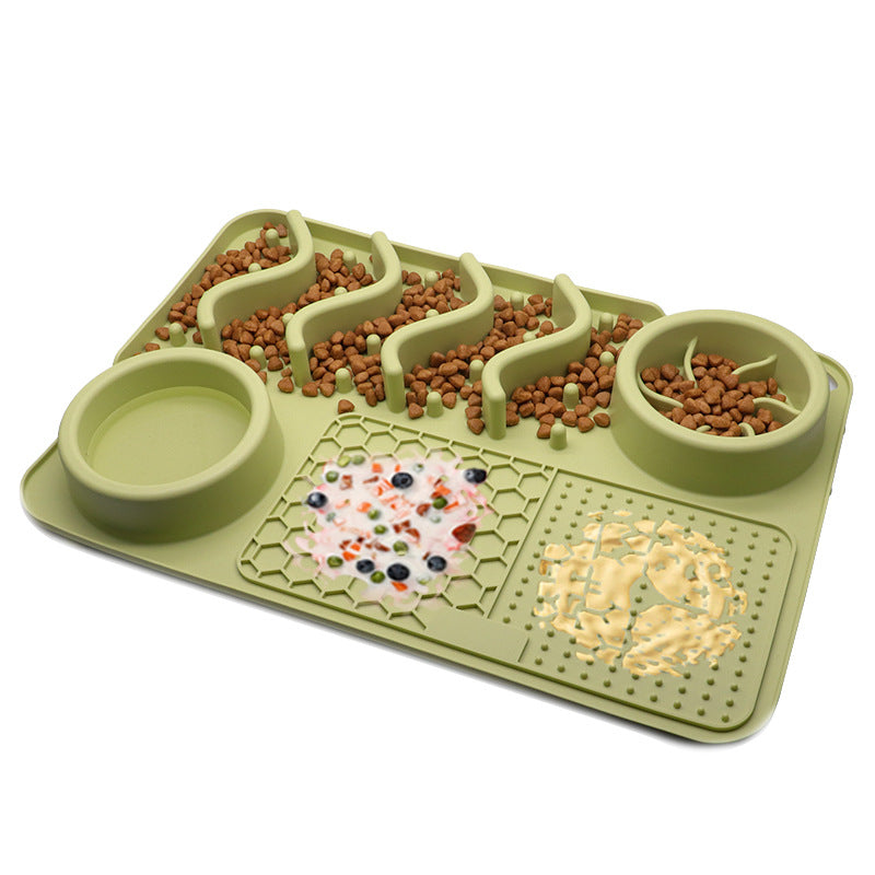 “5-in-1 Dog Lick Mat – 5 Different Shapes in One Fun Treat Pad!”