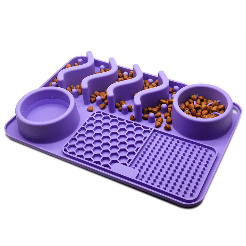 “5-in-1 Dog Lick Mat – 5 Different Shapes in One Fun Treat Pad!”