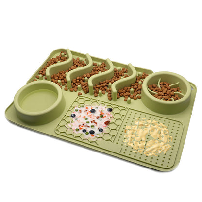 “5-in-1 Dog Lick Mat – 5 Different Shapes in One Fun Treat Pad!”