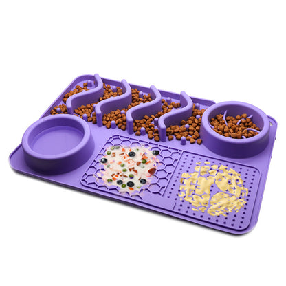 “5-in-1 Dog Lick Mat – 5 Different Shapes in One Fun Treat Pad!”