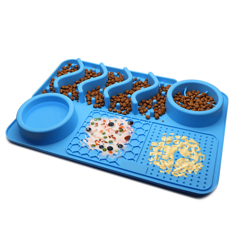 “5-in-1 Dog Lick Mat – 5 Different Shapes in One Fun Treat Pad!”